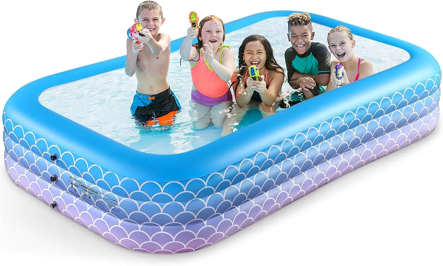 Inflatable Pool for Kids and Adults Leakproof Above Ground