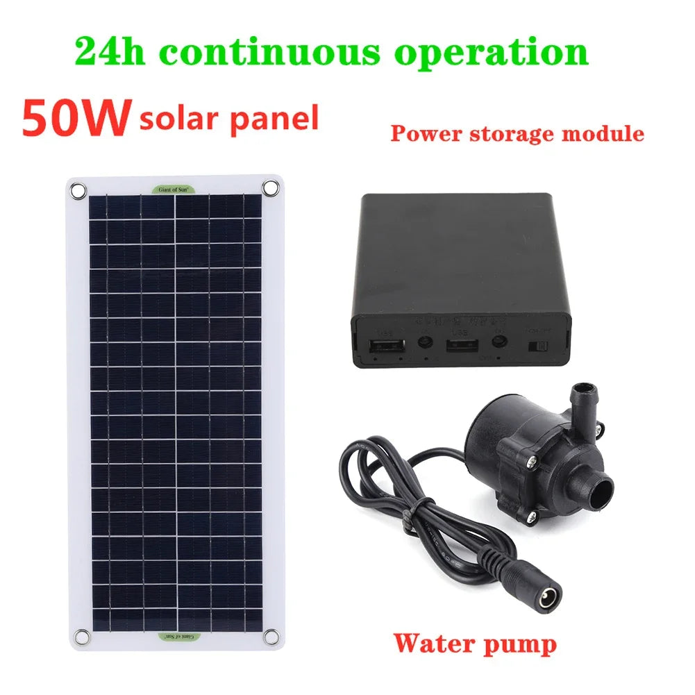 30W 800L/H Fountain Panel Pump Mini Solar Power Panel Water Pump Watering System Energy Saving Kits for Pool Garden Decoration