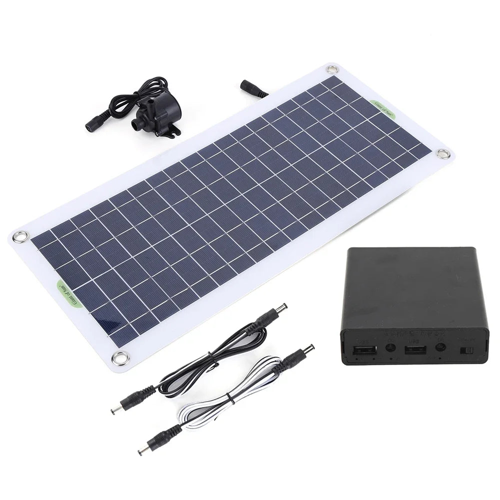 30W 800L/H Fountain Panel Pump Mini Solar Power Panel Water Pump Watering System Energy Saving Kits for Pool Garden Decoration