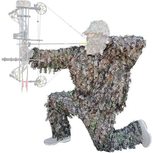 YTYINCN QuikCamo 3D Leafy Camo Suit For Turkey Hunting